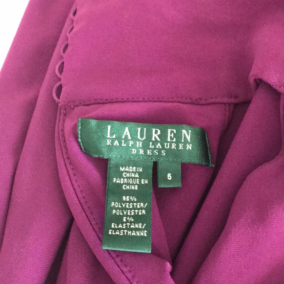 Polo Ralph Lauren Purple dress Size 6 - Picture 5 of 5